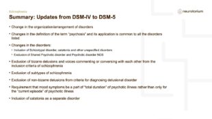 Schizophrenia – Definitions and Diagnosis – slide 76